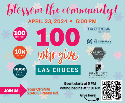 100 Who Give - April 2024!