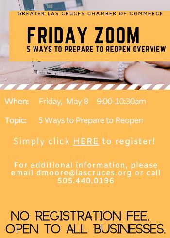 Friday Zoom Meeting: 5 Ways to Prepare to Reopen Overview
