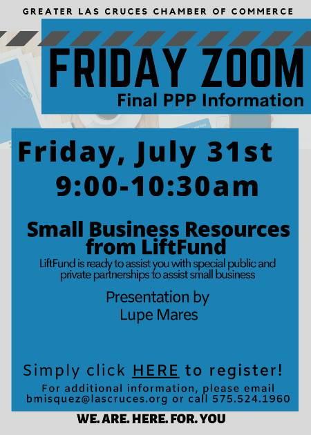 Friday Zoom-Small Business Resources from LiftFund