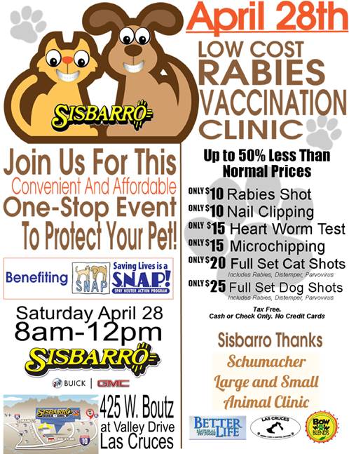 Low Cost Rabies Vaccination Clinic
